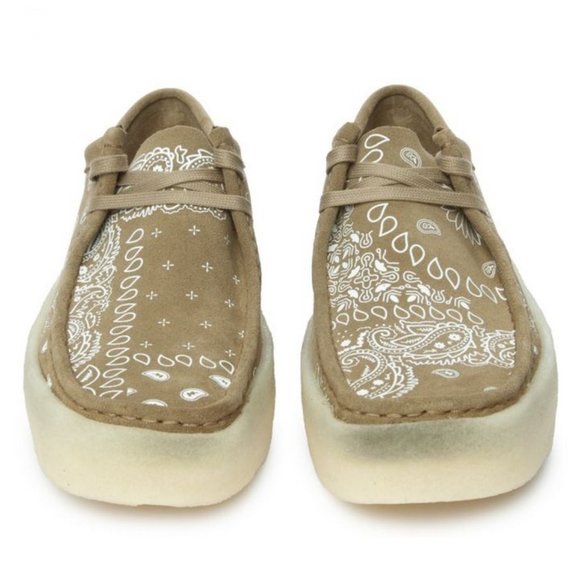 clarks Wallabee Cup Dark Olive print main image 11